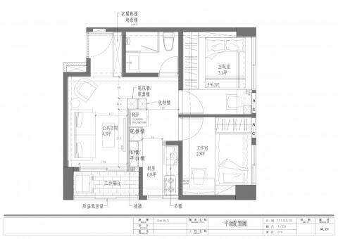 李俊穆 - 小格局平面配置圖
