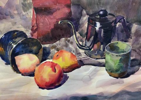 陳韋辰 - 【常態班-水彩】靜物示範