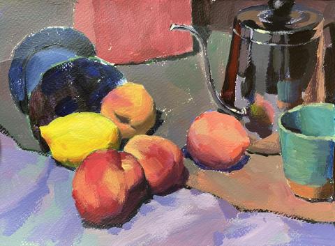 陳韋辰 - 【常態班-壓克力】靜物示範