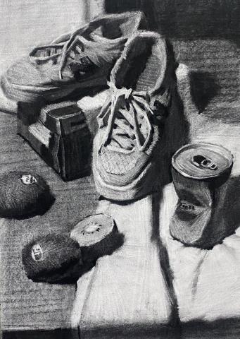 陳韋辰 - 【升學班】炭筆素描示範