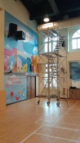 穩事達實業社 - 基隆市七堵區行政大樓(牆面壁貼。) 穩事達實業社 - 基隆市七堵區行政大樓(牆面壁貼。)