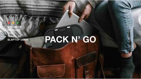 Zipper Design - 筆電輕型散熱產品PACK N’ GO