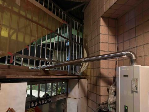 瓦斯器具 衛浴設備 安裝 維修 批發 救火兄弟 -  符合法規強制排氣管配置 瓦斯器具 衛浴設備 安裝 維修 批發 救火兄弟 -  符合法規強制排氣管配置