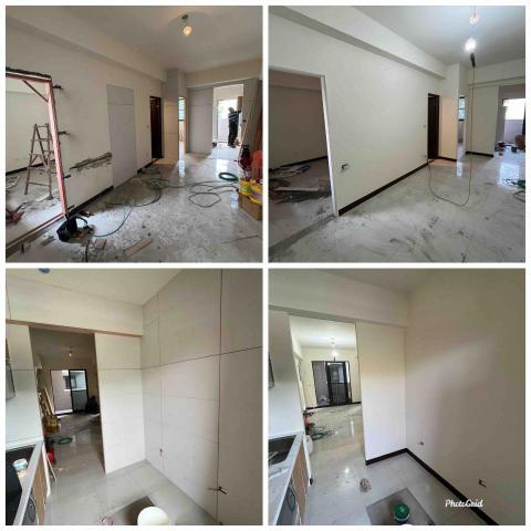 翁健喬 - 隔間批土油漆