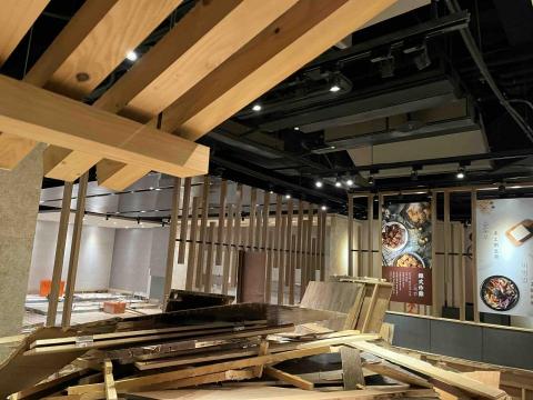 義成工程 - 百貨櫃位拆除