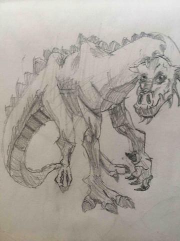 幫手幫腳 - 用剩下的鉛筆畫的