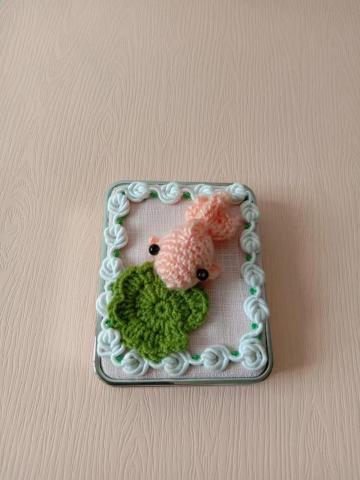 蝶花居(Louisa) - 荷葉金魚小方鏡 蝶花居(Louisa) - 荷葉金魚小方鏡