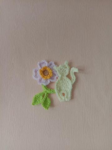 蝶花居(Louisa) - 櫻花貓咪胸針 蝶花居(Louisa) - 櫻花貓咪胸針