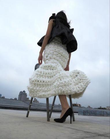 Yi - 鈎針、針織物、鈎針圍巾