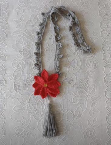 蝶花居(Louisa) - 花朵流蘇項鍊 蝶花居(Louisa) - 花朵流蘇項鍊