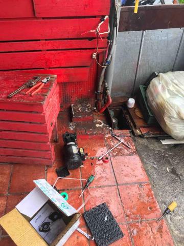 陳正和 - 施工中更換馬達