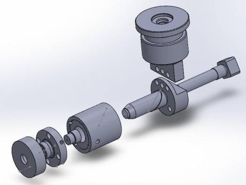 AlexHo 機構 研發 製圖 優化 - 零組件 爆炸圖 組裝模擬