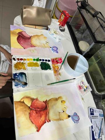 陳潣萱 - 上課示範&學生臨摹