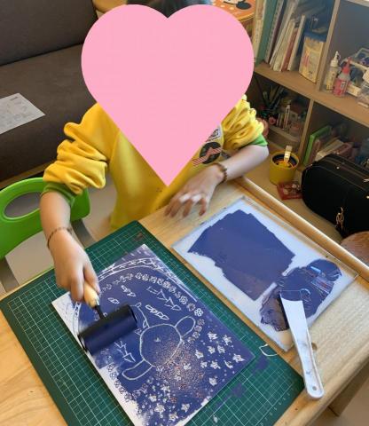 JOJO繪畫教學 - 凸版版畫 小一