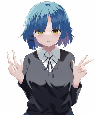 李嘉齊 - 人物插畫(單色背景)