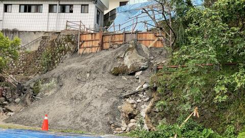 金宸工程-Ken - 內灣國小擋土牆坍塌搶修