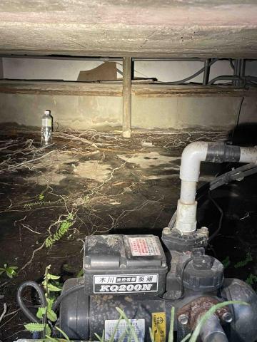 光耀水電工程行 - 管子破掉了！埋在水泥層的管子破