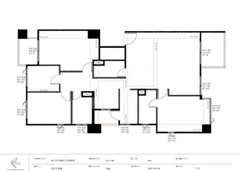鯊魚設計 - 現況平面圖