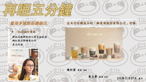 秋田凌 - 學校作品集-名人創業品牌分析
說明Youtuber網紅滴妹品牌研究及行銷手法
店內招牌等