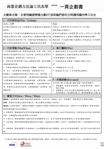 秋田凌 - TBSA競賽-創意創業-寵物遊樂園
說明為了讓寵物享有遊樂世界所經營創新模式
分析創業管道、經營模式、行銷市場數據等
