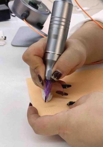 紋綉美睫美甲 - 我們紋綉教學現場