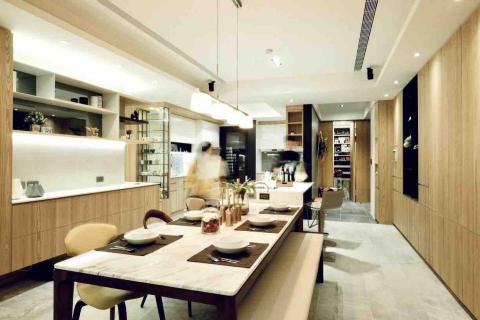 以修空間設計 - 北投日式住宅設計案-客餐廳中島 以修空間設計 - 北投日式住宅設計案-客餐廳中島