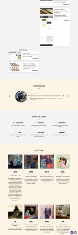 jiing's Studio - 一頁式網站開發，範例