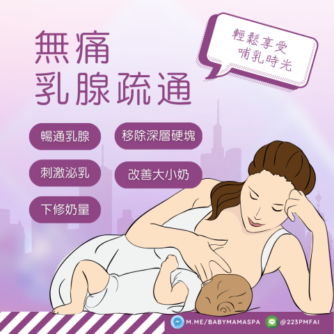 芮內社群廣告設計 - 美容美體廣告：乳腺疏通