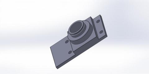 凌泰陳 - 3D圖，自行設計的2模組之間的連接座