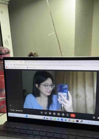 蔡心喬 - 線上學習使用Google meet 