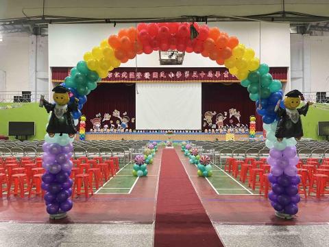 oh ya 氣球佈置 - 畢業典禮
