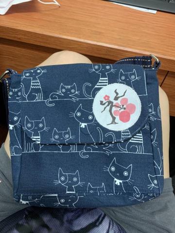 陳小姐 - 刺繡側背包