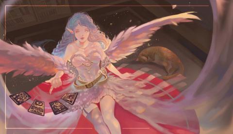 老何插畫工作室© - 占星師