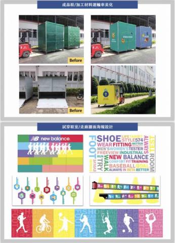 Jasmine’s Design - ⬆️為公司工廠運輸車進行美化設計
⬇️為公司辦公室設計牆面海報