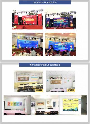 Jasmine’s Design - ⬆️為公司舉辦的尾牙活動進行舞台設計
⬇️佈置公司海外幹部宿舍環境