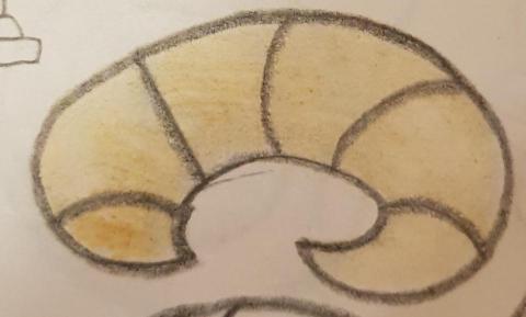 文月 - 牛角麵包