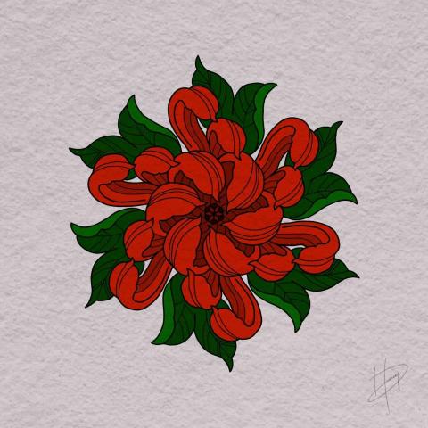 李何韋翰 - 插圖 - 曼珠沙華