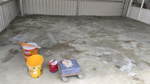 七七個人油漆工程行 - 室外地板 EPOXY環氧樹酯 清除整平 施作