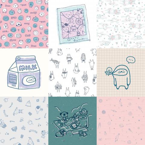 魚丸工作室 - 服飾印花/布花設計