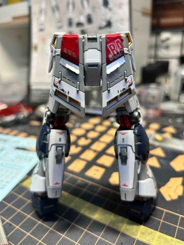 焮の工作室 - 1/144 RG牛鋼下半身 全機上色+墨線+水貼+蝕刻片