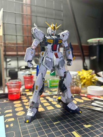 焮の工作室 - 1/144 RG牛鋼 全機上色+墨線+水貼+蝕刻片