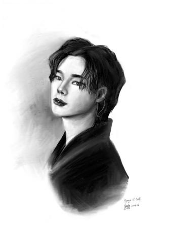 Yulanda - 人像素描