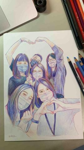 ♡艾比繪畫教學♡ - 色鉛筆繪畫作品