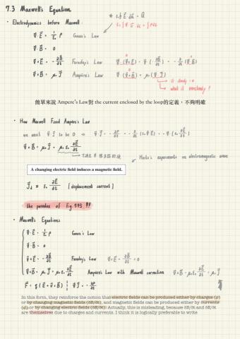 王楷綸 - 電磁&mdash;選修物理⇨可延伸至大二電磁學