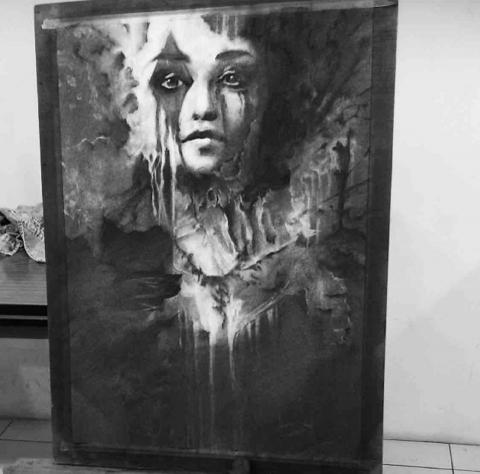 ♡艾比繪畫教學♡ - 炭筆素描繪畫作品