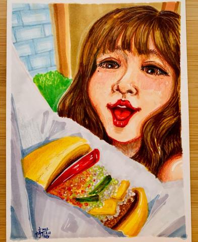 casualTing 王怡婷插畫服務 - Mos Burger