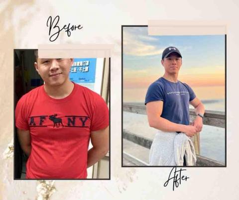 廖沛林 - 當初胖到80公斤的我及現在的我