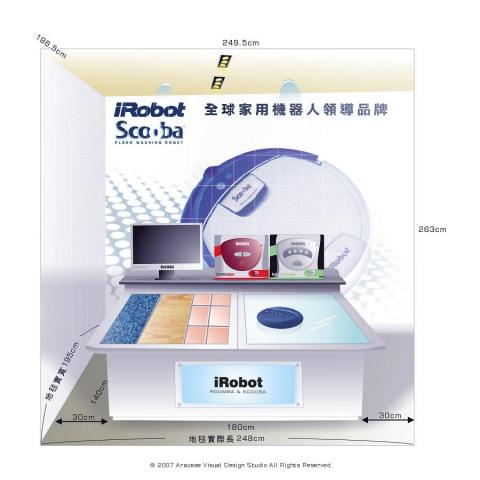 JOGI - iROBOT展場大海報繪製