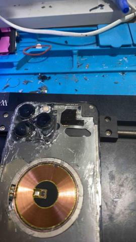 牛盾蘋果快修 - iPhone 13 Pro 後殼玻璃 維修 02