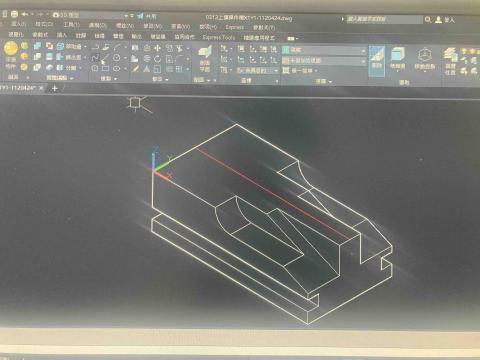 阿翔 Auto Cad 工作室 - 屐座立體圖